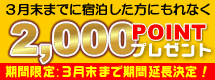 ��₭�Ȃтŗ\��E�h�������2,000�|�C���g������Ȃ��v���[���g�I