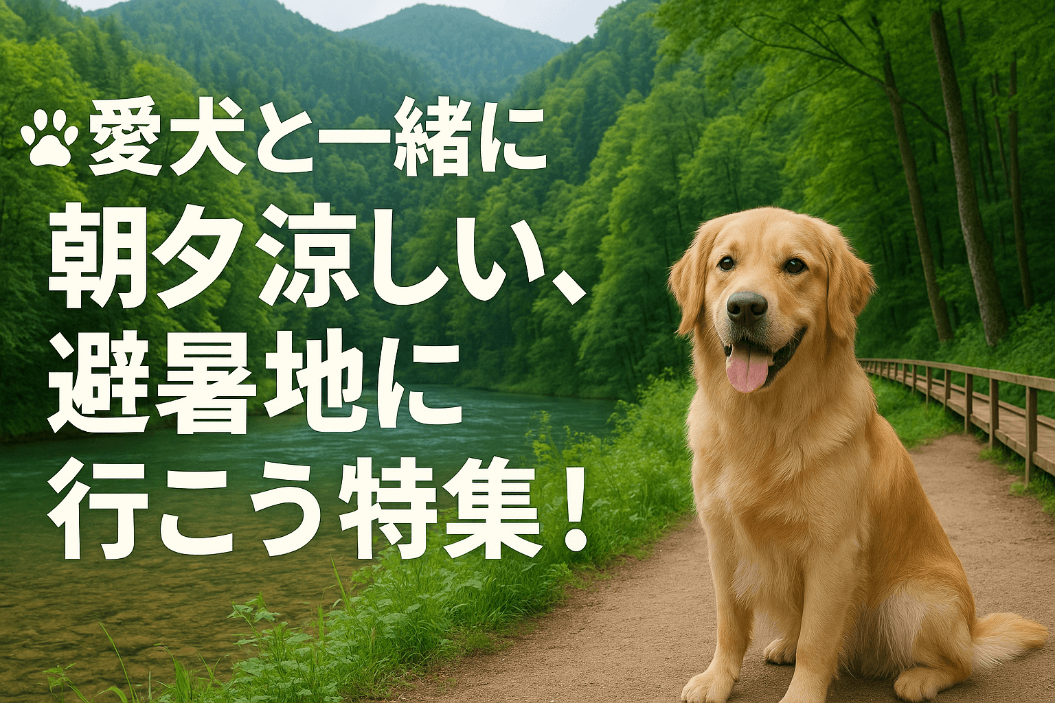 夏の特集｜愛犬と一緒に朝夕涼しい避暑地に行こう！特集