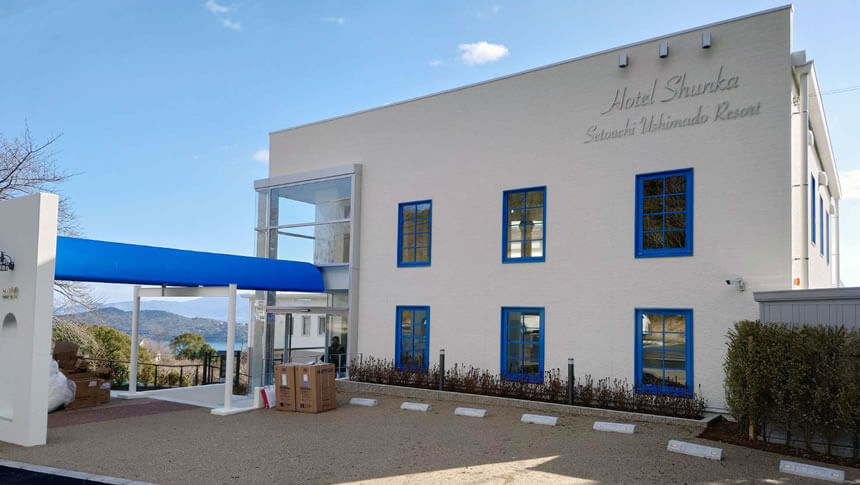 ホテル旬香 瀬戸内牛窓リゾートの外観