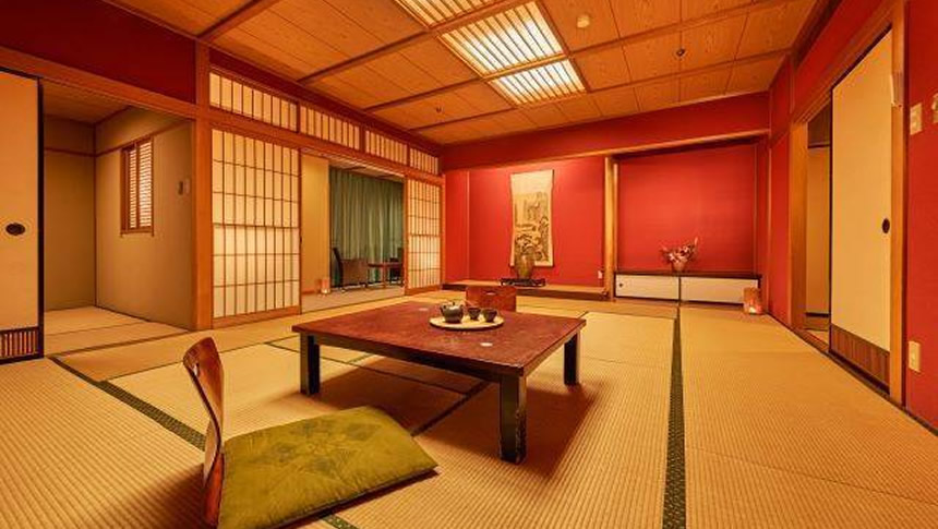 わんちゃんと泊まれる純和風の広々とした和室｜石川県わんわんリゾート粟津