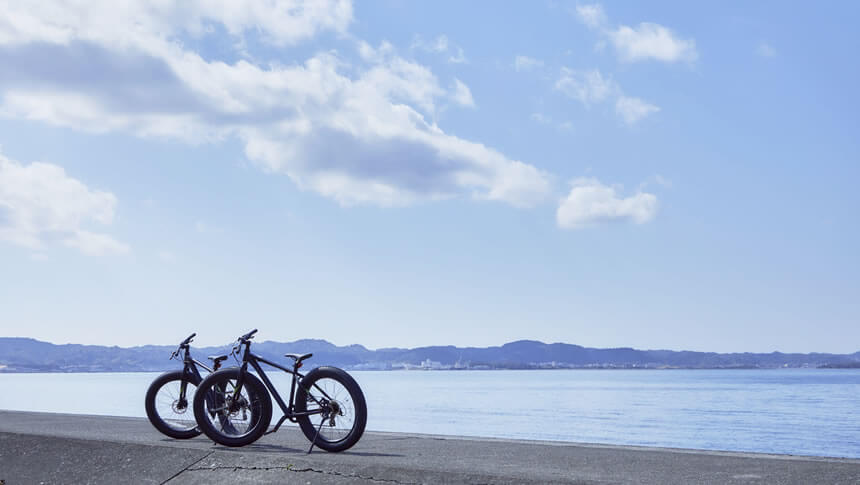 南房総の海辺を望む絶景サイクリング、館山のペットと泊まれる宿「オーシャンリゾート館山」周辺の風景