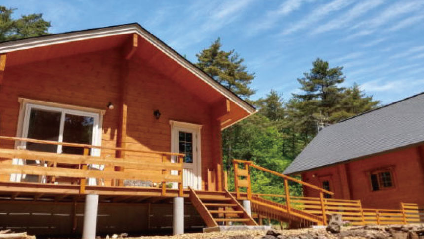 Lodgeかぜのおとの外観