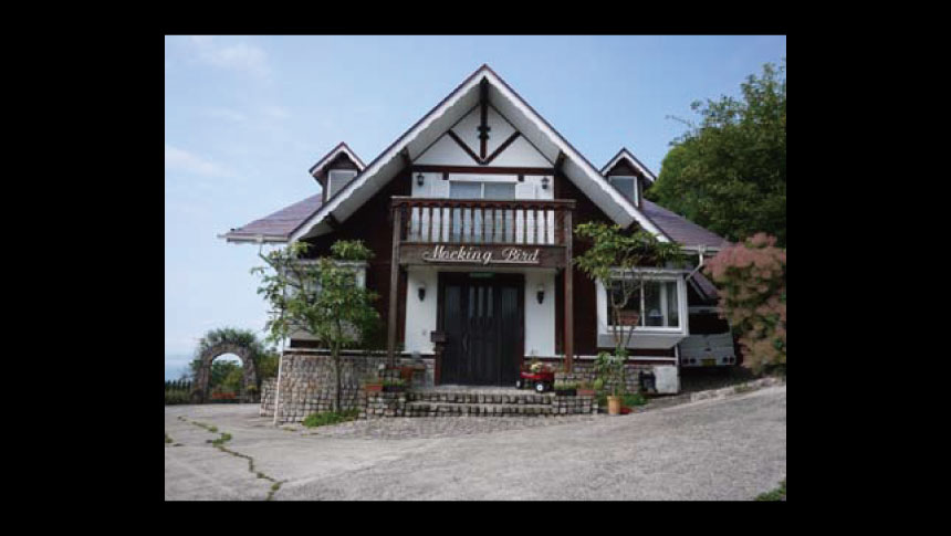 岡山の犬と泊まれるペンションモッキングバードの外観
