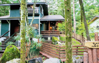 セルム北軽井沢の愛犬と泊まれる貸別荘外観　群馬県北軽井沢