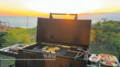 淡路島西海岸の夕日を望む絶景BBQ