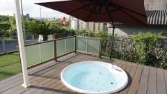 露天ジャグジーで癒しのひととき|愛犬と泊まれる貸別荘(千葉・館山)