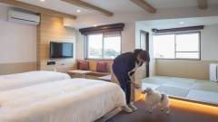 愛犬とくつろげる広々客室｜わんわんパラダイス鳥羽