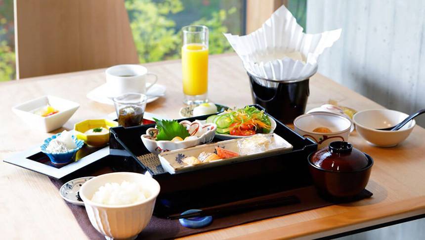 レジーナリゾート旧軽井沢で味わう品数豊富な和食の朝食