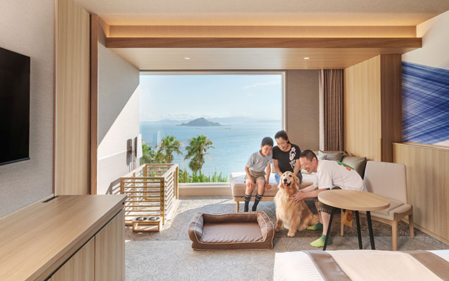 伊良湖オーシャンリゾート｜愛知県｜三河｜ホテル｜2025年7月、全室オーシャンビュー『ドッグフレンドリールーム』が新登場！