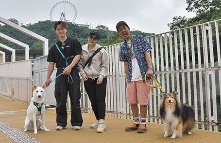 出会いもあり、「つくねくん」ご家族とパシャ!