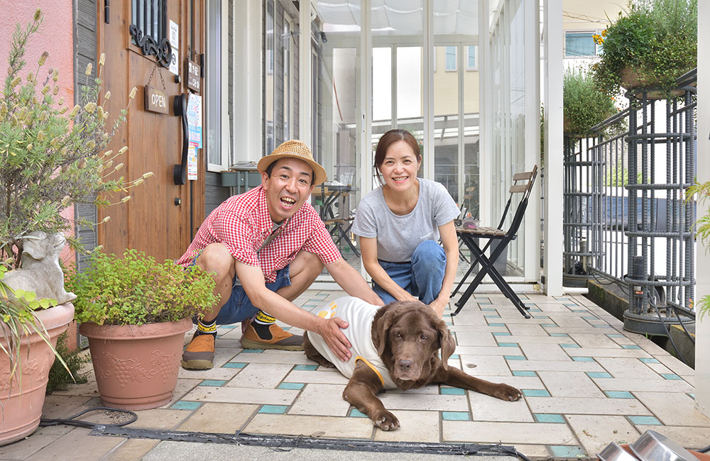 愛犬と入れるレストランLa Ricetta(ラ・リチェッタ)のオーナーさんと愛犬